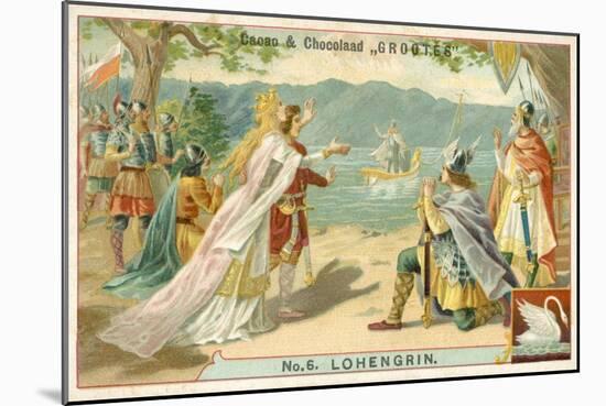 Scene from Richard Wagner's Opera Lohengrin-null-Mounted Giclee Print