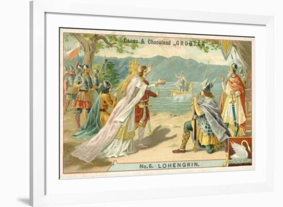 Scene from Richard Wagner's Opera Lohengrin-null-Framed Giclee Print