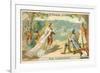 Scene from Richard Wagner's Opera Lohengrin-null-Framed Giclee Print