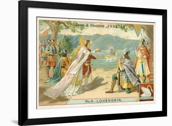 Scene from Richard Wagner's Opera Lohengrin-null-Framed Giclee Print