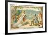 Scene from Richard Wagner's Opera Lohengrin-null-Framed Giclee Print