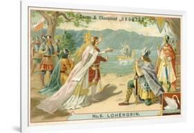 Scene from Richard Wagner's Opera Lohengrin-null-Framed Giclee Print