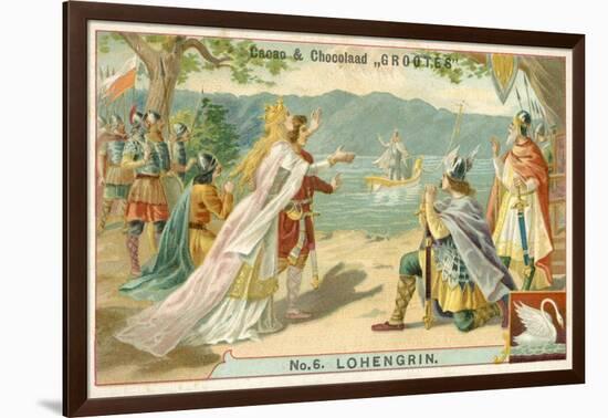 Scene from Richard Wagner's Opera Lohengrin-null-Framed Giclee Print