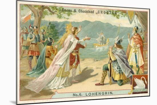 Scene from Richard Wagner's Opera Lohengrin-null-Mounted Giclee Print