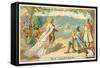 Scene from Richard Wagner's Opera Lohengrin-null-Framed Stretched Canvas