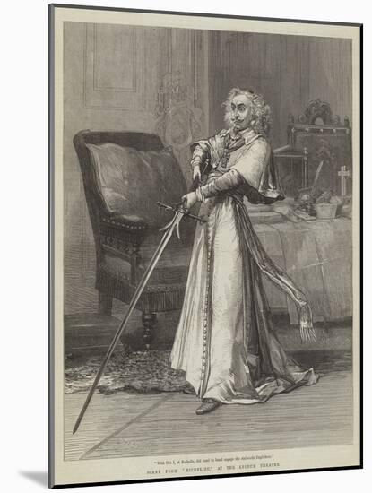 Scene from Richelieu, at the Lyceum Theatre-David Henry Friston-Mounted Giclee Print