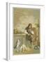 Scene from Robinson Crusoe by Daniel Defoe, 1892-John Dawson Watson-Framed Giclee Print