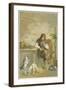 Scene from Robinson Crusoe by Daniel Defoe, 1892-John Dawson Watson-Framed Giclee Print