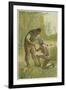 Scene from Robinson Crusoe by Daniel Defoe, 1892-John Dawson Watson-Framed Giclee Print