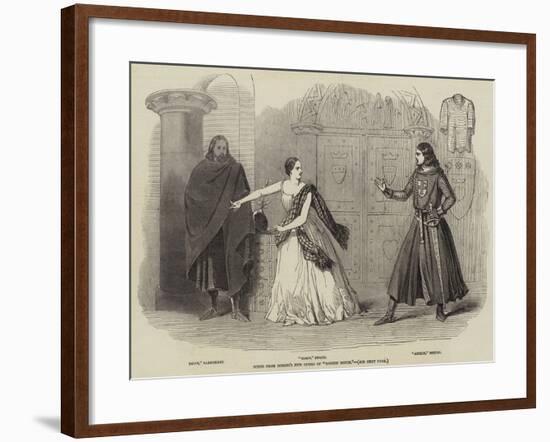 Scene from Rossini's New Opera of Robert Bruce-null-Framed Giclee Print