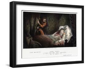 Scene from Shakespeare's Macbeth, C1858-Robert Dudley-Framed Giclee Print