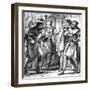 Scene from Shakespeare's Much Ado About Nothing, 1870-Henry Courtney Selous-Framed Giclee Print