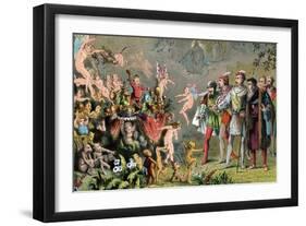 Scene from Shakespeare's the Tempest, 1856-1858-Robert Dudley-Framed Giclee Print