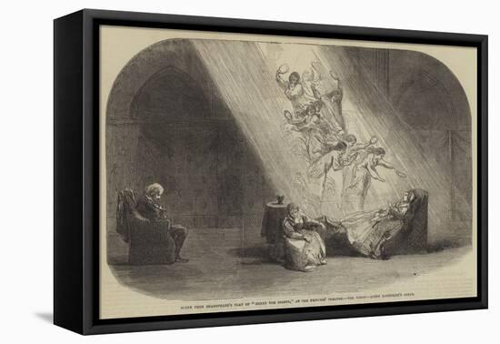 Scene from Shakspeare's Play of Henry the Eighth-null-Framed Stretched Canvas