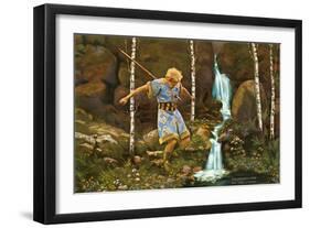 Scene from Siegfried-null-Framed Art Print