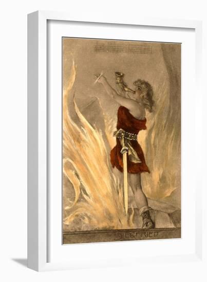 Scene from Siegfried-null-Framed Art Print