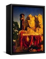 Scene from Snow White-Maxfield Parrish-Framed Stretched Canvas