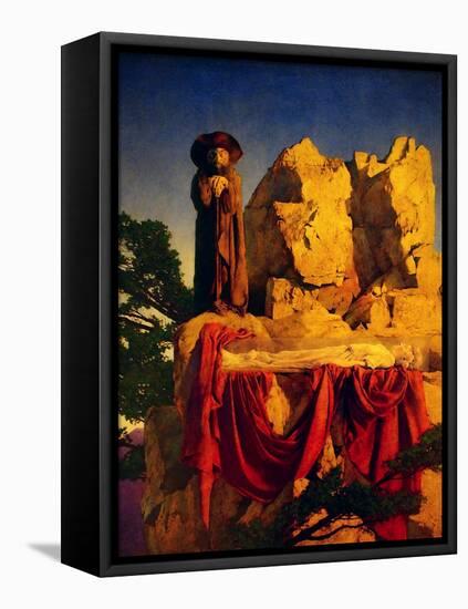 Scene from Snow White-Maxfield Parrish-Framed Stretched Canvas