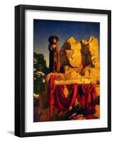 Scene from Snow White-Maxfield Parrish-Framed Art Print