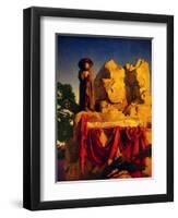 Scene from Snow White-Maxfield Parrish-Framed Art Print