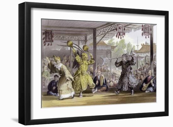 Scene from Spectacle Sun Moon-Thomas Allom-Framed Art Print