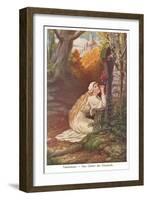 Scene from Tannhauser, Elizabeth's Prayer-null-Framed Art Print