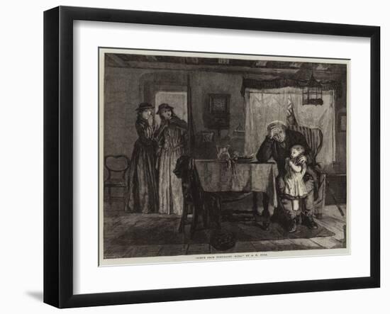 Scene from Tennyson's 'Dora'-Alexander Hohenlohe Burr-Framed Giclee Print