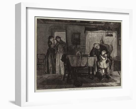 Scene from Tennyson's 'Dora'-Alexander Hohenlohe Burr-Framed Giclee Print