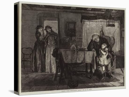 Scene from Tennyson's 'Dora'-Alexander Hohenlohe Burr-Stretched Canvas