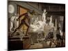 Scene from the Academy in Copenhagen-Knud Baade-Mounted Giclee Print