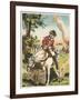 Scene from the Adventures of Baron Munchausen by Rudolph Erich Raspe, C1850-null-Framed Giclee Print