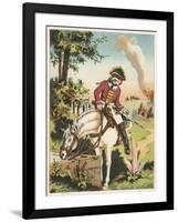 Scene from the Adventures of Baron Munchausen by Rudolph Erich Raspe, C1850-null-Framed Giclee Print
