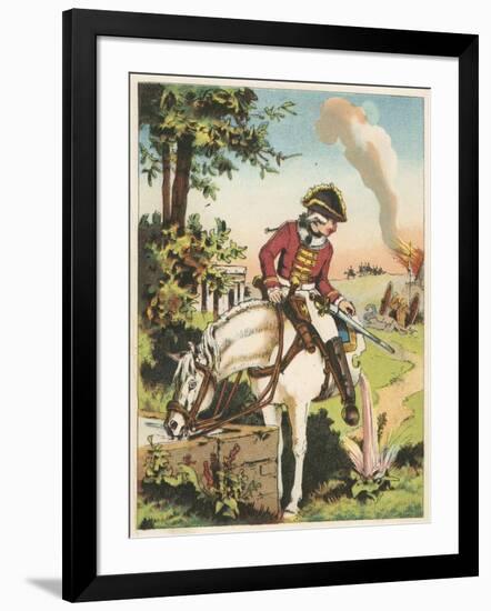 Scene from the Adventures of Baron Munchausen by Rudolph Erich Raspe, C1850-null-Framed Giclee Print