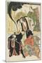 Scene from the Akbuki Play Yukimotsutake Furisode Genji, 1785-Torii Kiyonaga-Mounted Giclee Print