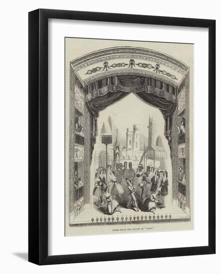 Scene from the Ballet of Alma-null-Framed Giclee Print