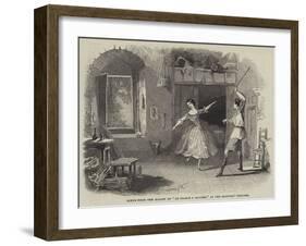 Scene from the Ballet of Le Diable a Quatre, at the Princess' Theatre-null-Framed Giclee Print