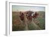 Scene from the Battle of Kuryuk-Dara in July 1854, 1900-Franz Roubaud-Framed Giclee Print