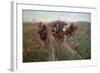 Scene from the Battle of Kuryuk-Dara in July 1854, 1900-Franz Roubaud-Framed Giclee Print