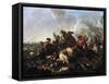 Scene from the Battle of Poltava-Alexander Von Kotzebue-Framed Stretched Canvas