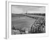 Scene from the British Open, with Spectators Watching Ben Hogan on the Green-Carl Mydans-Framed Premium Photographic Print