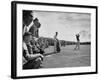 Scene from the British Open, with Spectators Watching Ben Hogan-Carl Mydans-Framed Premium Photographic Print