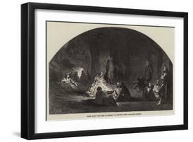 Scene from The Camp of Silesia, at Astley's, the Pandours' Cavern-null-Framed Giclee Print