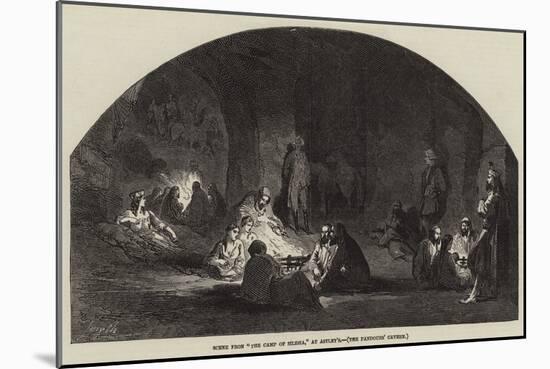 Scene from The Camp of Silesia, at Astley's, the Pandours' Cavern-null-Mounted Giclee Print