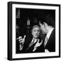 Scene from "The Confidential Clerk", Starring Claude Rains-Nina Leen-Framed Premium Photographic Print