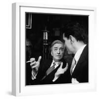 Scene from "The Confidential Clerk", Starring Claude Rains-Nina Leen-Framed Premium Photographic Print