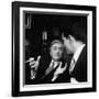 Scene from "The Confidential Clerk", Starring Claude Rains-Nina Leen-Framed Premium Photographic Print