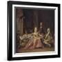 Scene from the Court of Christian VII-Kristian Zahrtmann-Framed Giclee Print