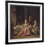 Scene from the Court of Christian VII-Kristian Zahrtmann-Framed Giclee Print