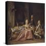 Scene from the Court of Christian VII-Kristian Zahrtmann-Stretched Canvas