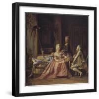 Scene from the Court of Christian VII-Kristian Zahrtmann-Framed Giclee Print